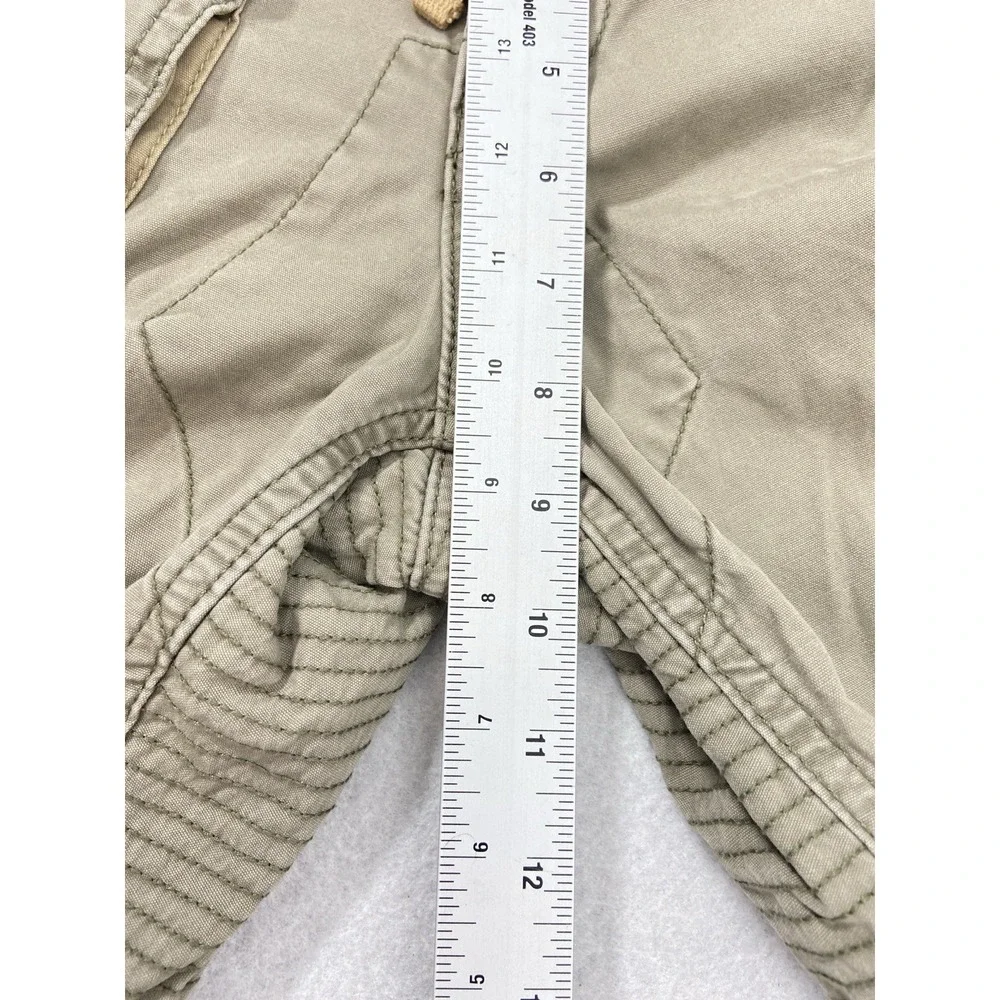 Vintage Polo Ralph Lauren Pants Womens 8 Khaki Paratrooper Military Cargo Y2K